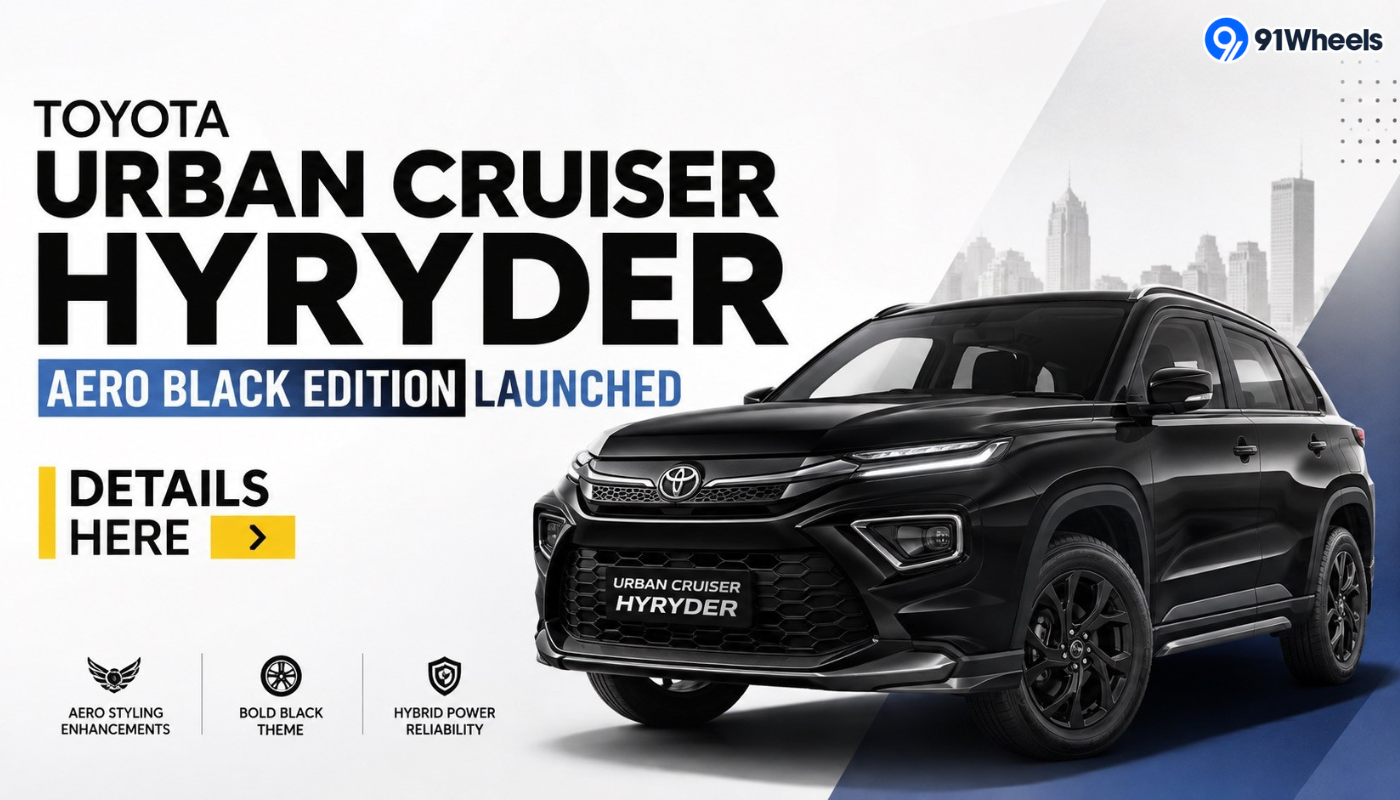 Toyota Urban Cruiser Hyryder Aero Black Edition Launched: Details Here